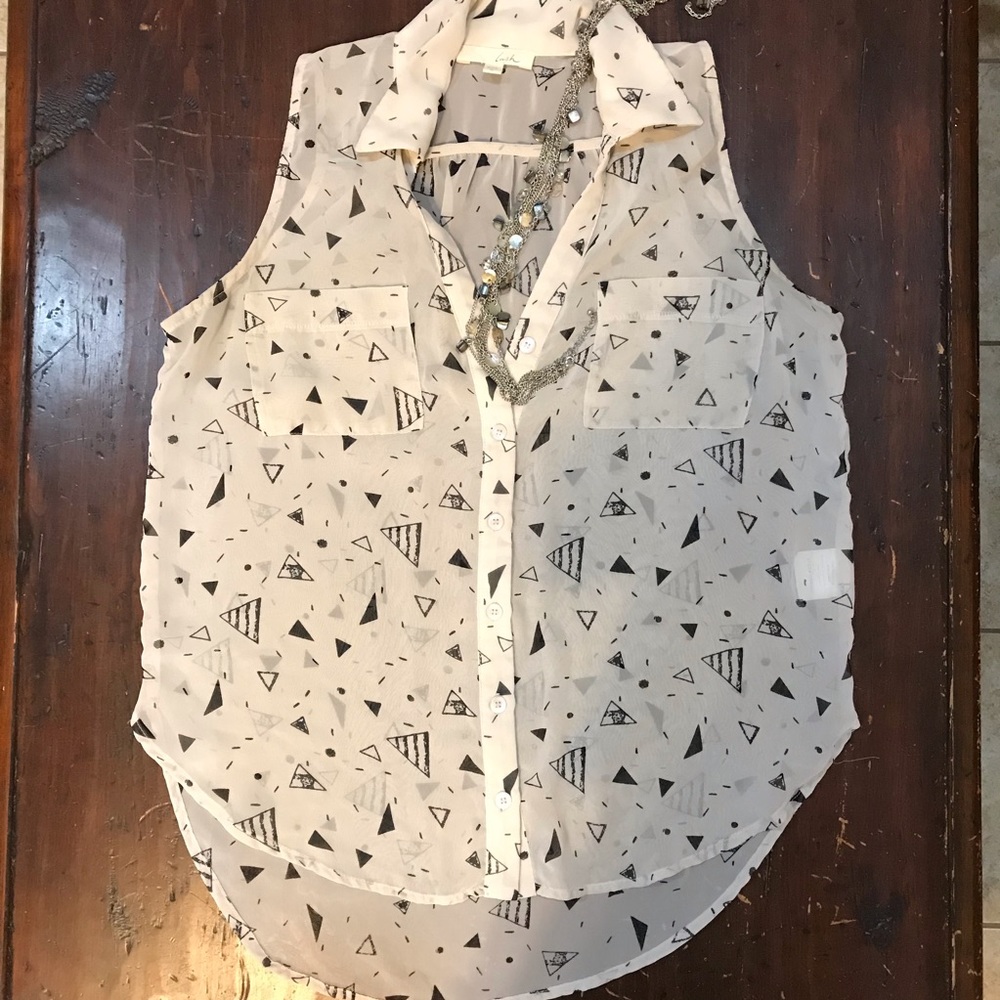 Sheer Pattern Tank (Nordstrom)